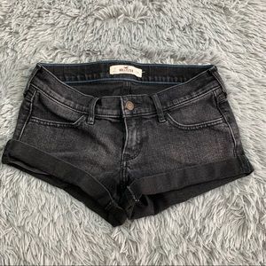 Hollister Black Denim Shorts 3 /26